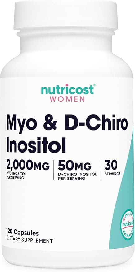 Nutricost Мио и D-хиро инозитол х 120 капсули